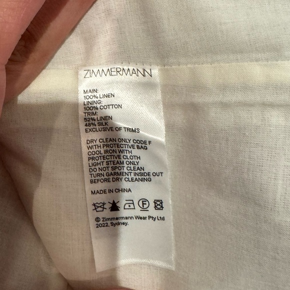 Zimmermann Dancer Hummingbird Mini Dress- Alabaster Garden Floral - Picture 16 of 16